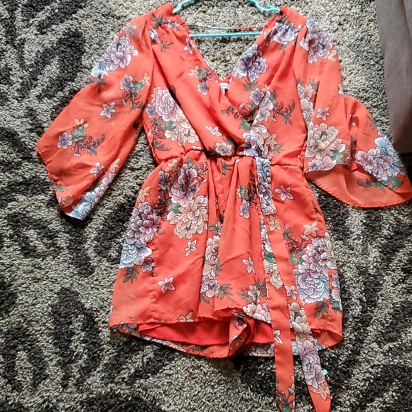 bailey blue Other - Orange romper